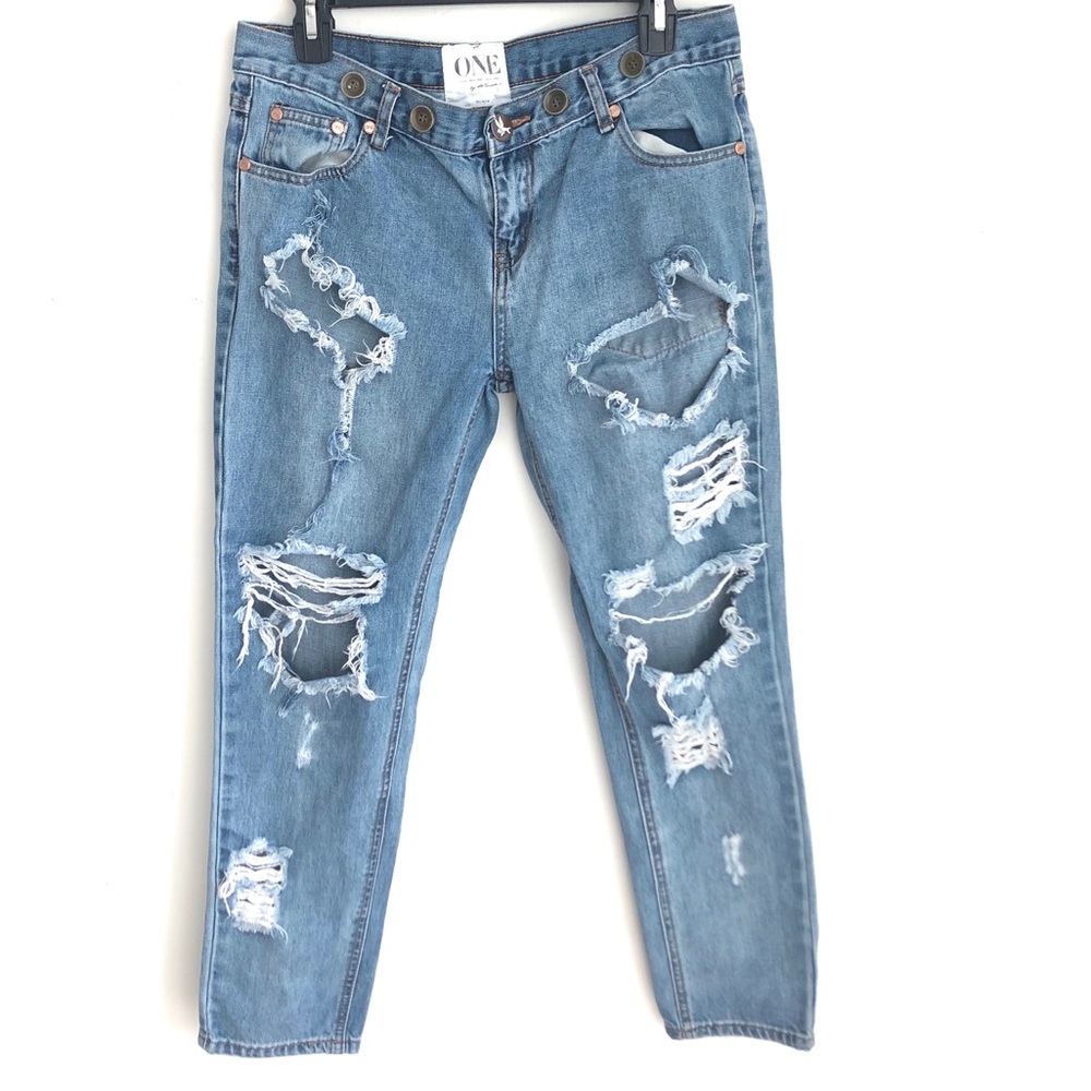 One Teaspoon awesome baggies distressed jeans